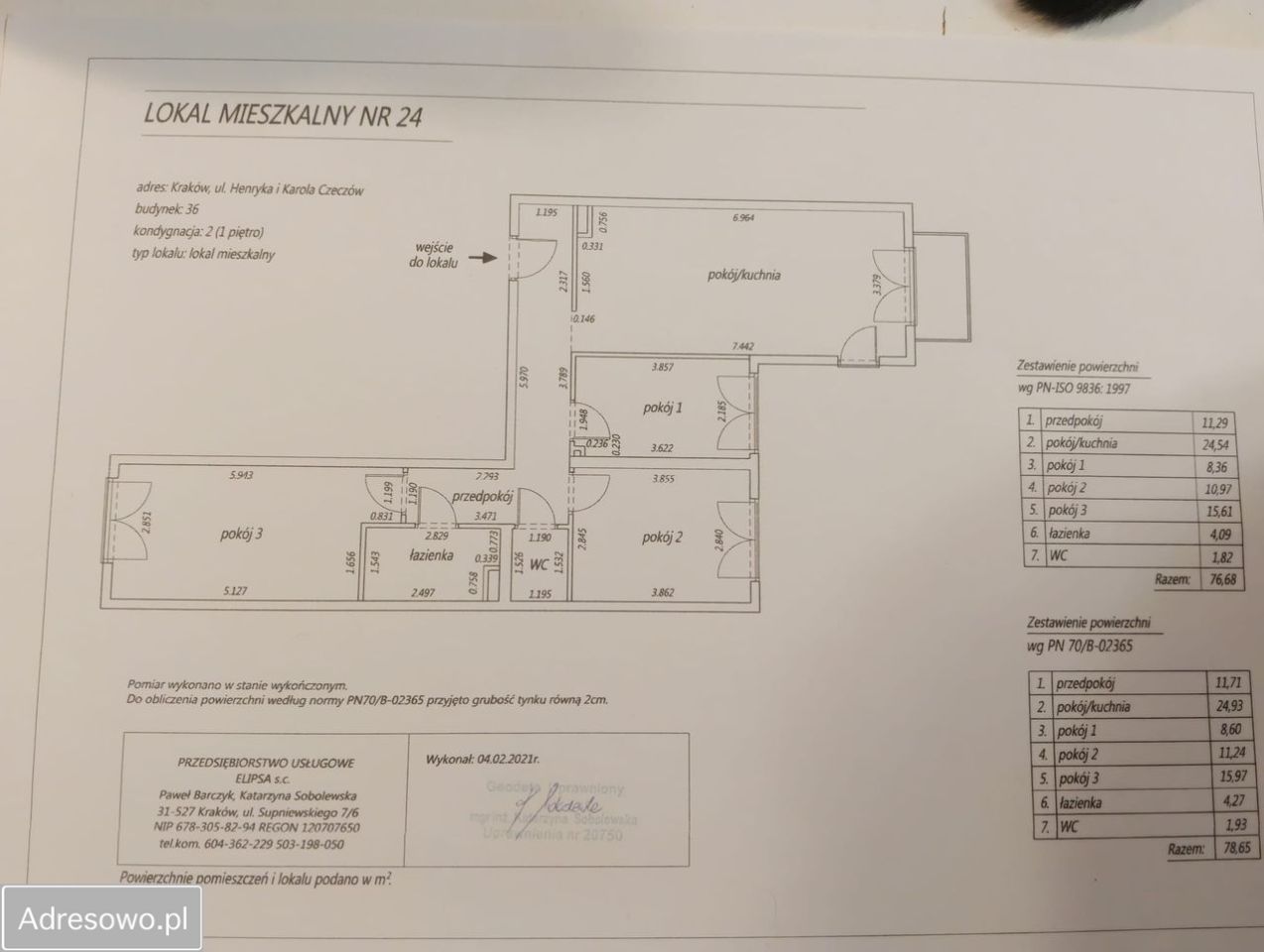 Mieszkanie 4-pokojowe Kraków Bieżanów, ul. Henryka i Karola Czeczów. Zdjęcie 18