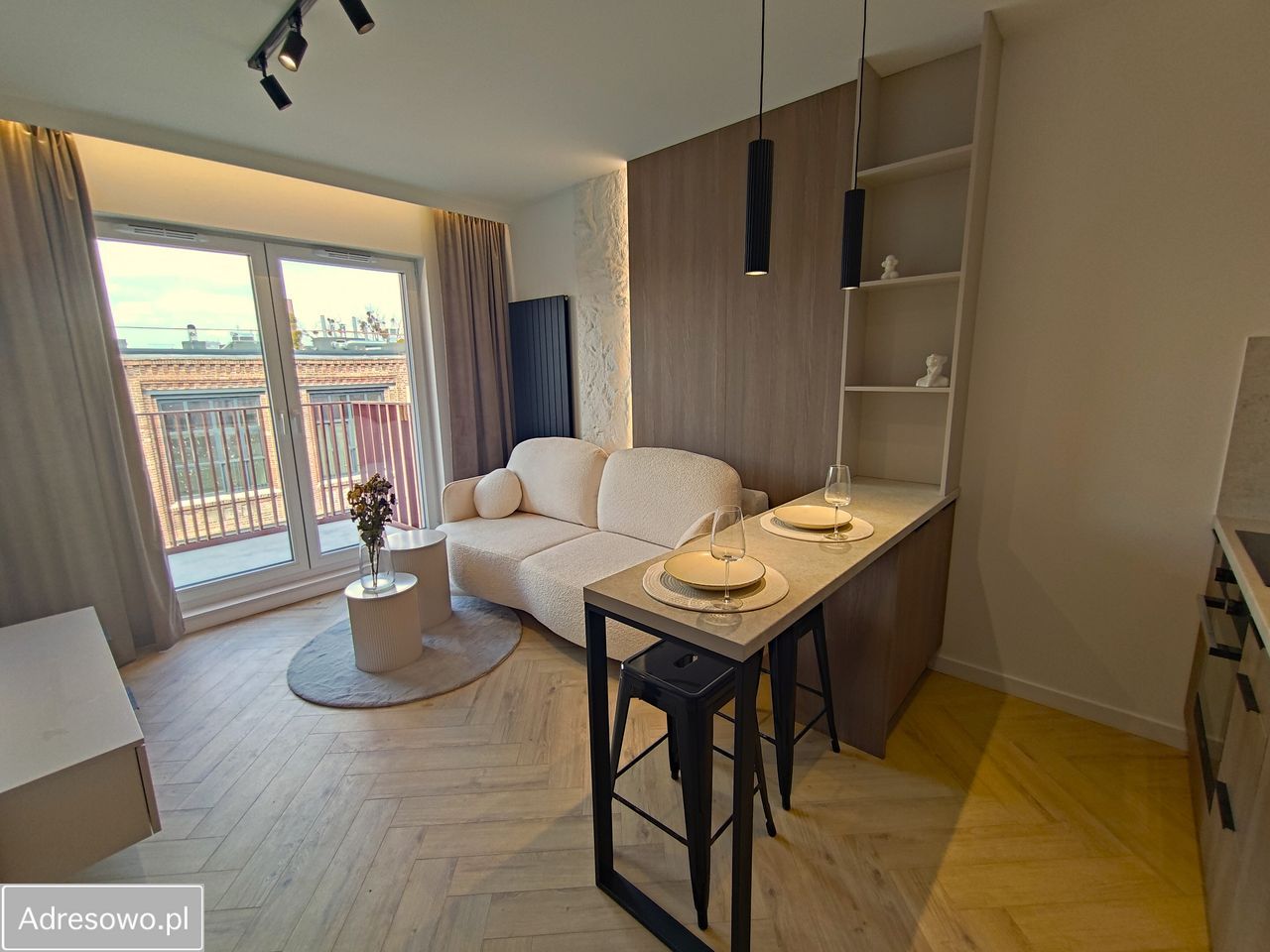 Mieszkanie 2-pokojowe Łódź Księży Młyn, ul. ks. bp. Wincentego Tymienieckiego. Zdjęcie 1