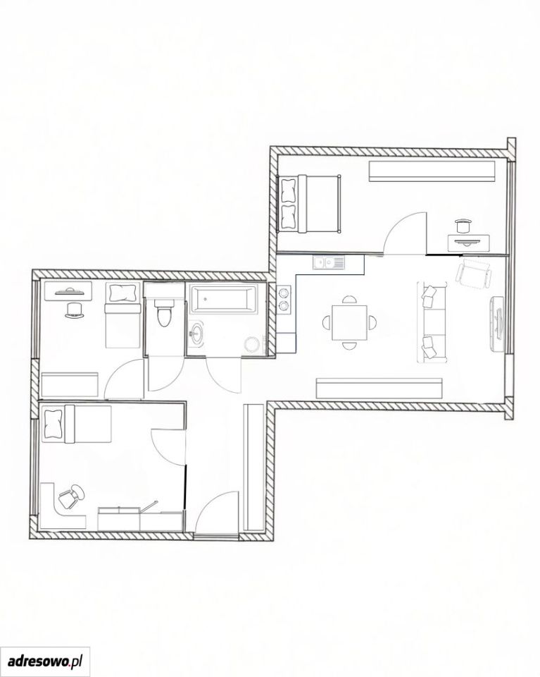 Mieszkanie 3-pokojowe Pruszków, ul. Ewy. Zdjęcie 7