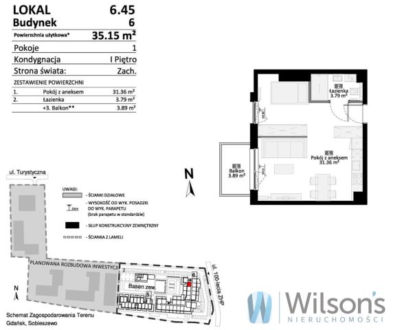 Mieszkanie 2-pokojowe Gdańsk Sobieszewo, ul. 100-lecia Związku Harcerstwa Polskiego. Zdjęcie 4