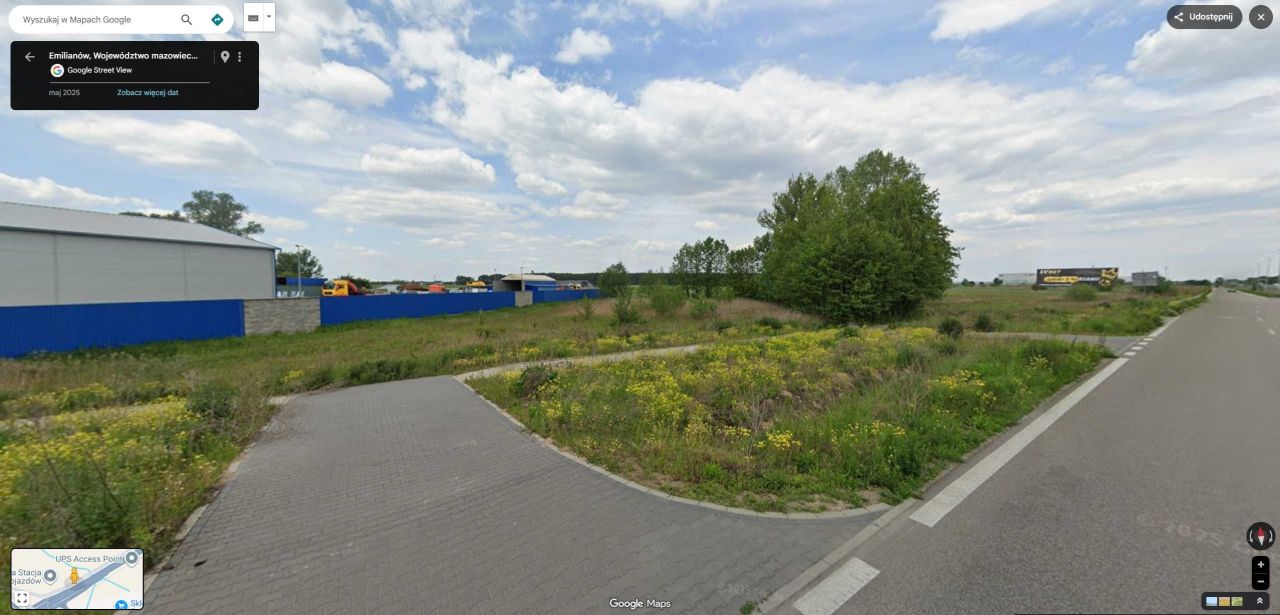 Działka inwestycyjna Emilianów