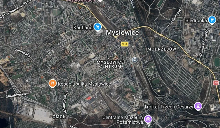 Mieszkanie 1-pokojowe Mysłowice Centrum