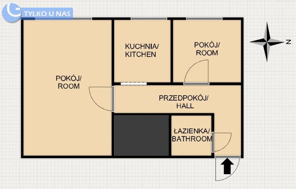 Mieszkanie 2-pokojowe Kraków, ul. Spokojna. Zdjęcie 13