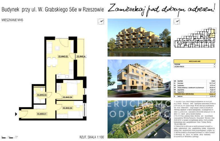 Mieszkanie 2-pokojowe Rzeszów, ul. Władysława Grabskiego. Zdjęcie 14