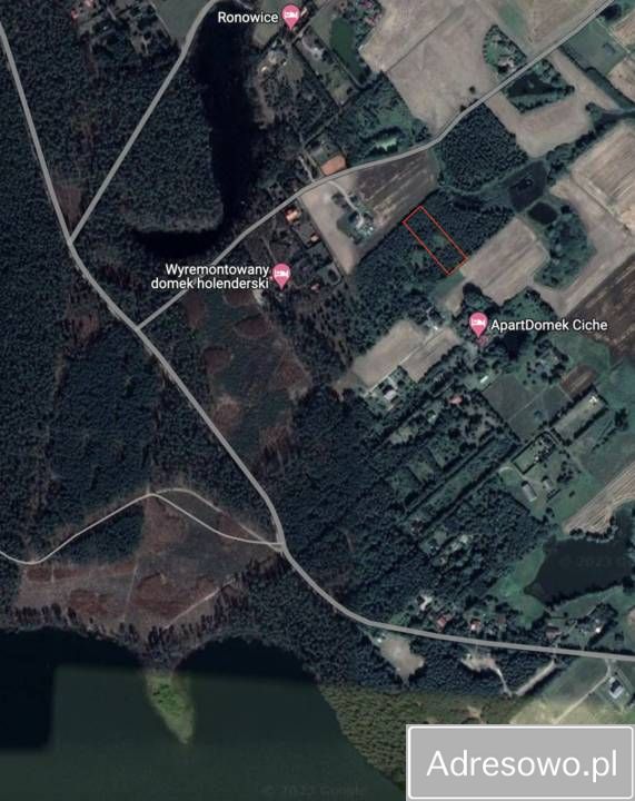 Działka rekreacyjna Ciche