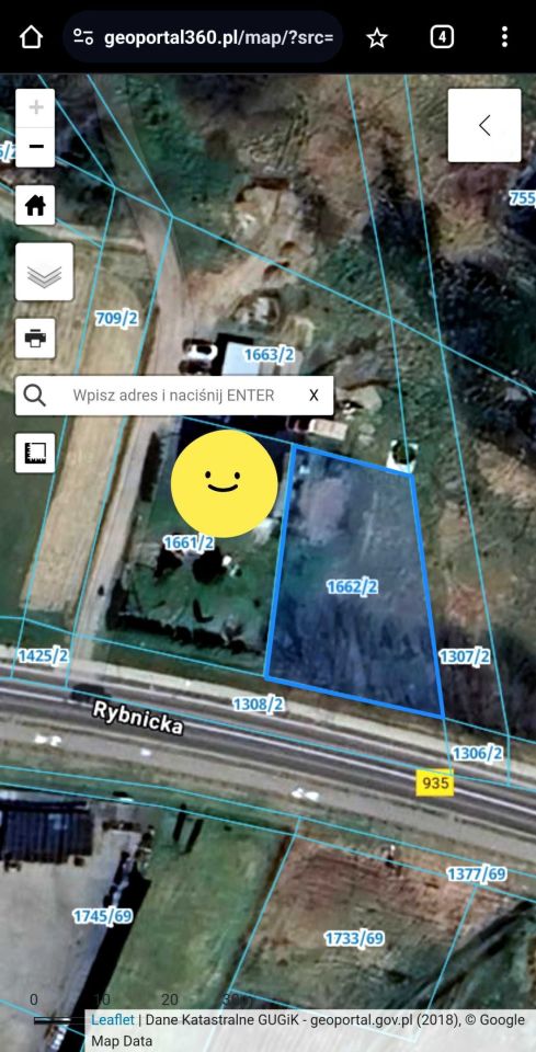 Działka budowlana Rzuchów, ul. Rybnicka