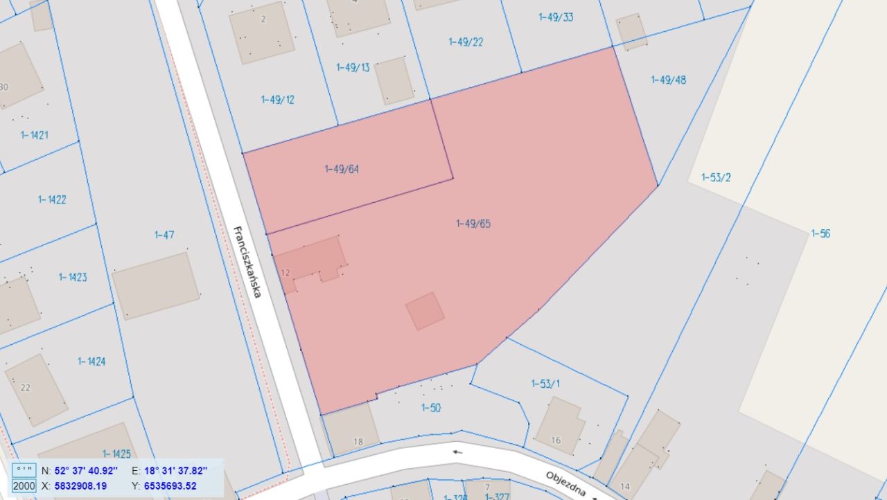 Działka inwestycyjna Radziejów Franciszkanka, ul. Franciszkańska. Zdjęcie 2