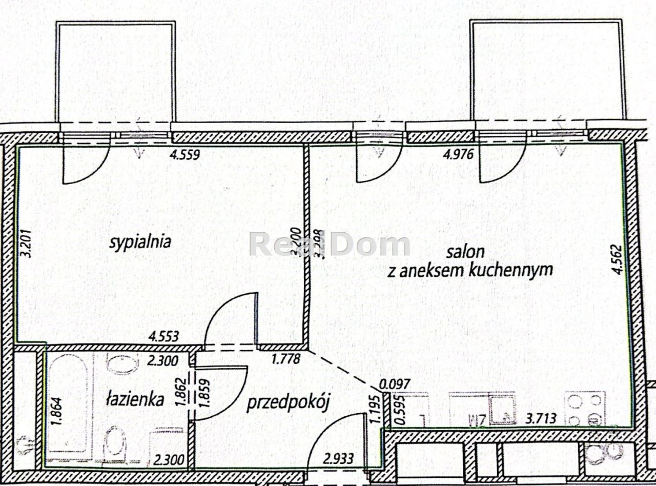 Mieszkanie 2-pokojowe Kraków Bronowice, ul. Eljasza Walerego Radzikowskiego. Zdjęcie 8