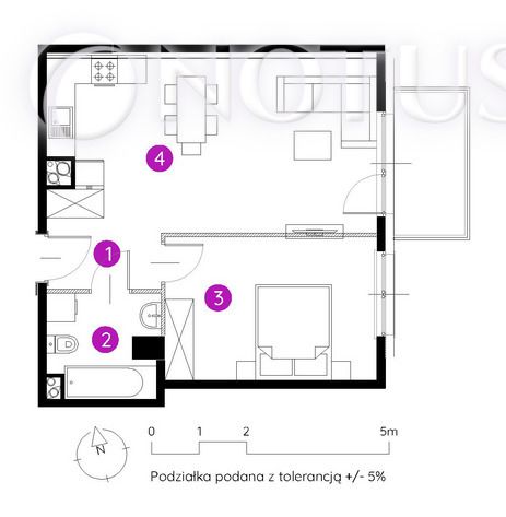 Mieszkanie 2-pokojowe Gliwice, ul. Łabędzka. Zdjęcie 2