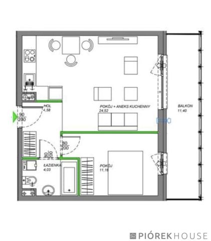 Mieszkanie 2-pokojowe Warszawa Białołęka, ul. Mochtyńska. Zdjęcie 17