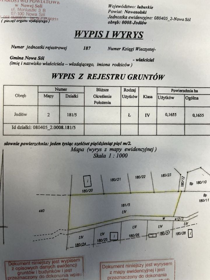 Działka rekreacyjna Jodłów. Zdjęcie 2