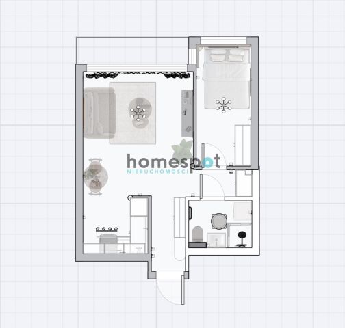Mieszkanie 2-pokojowe Poznań Jeżyce, pl. Ludwika Waryńskiego. Zdjęcie 6