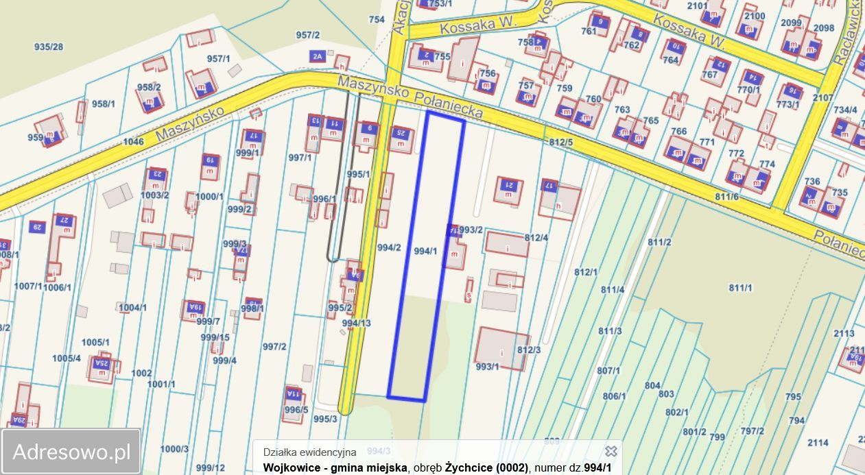 Działka budowlana Wojkowice, ul. Połaniecka. Zdjęcie 1