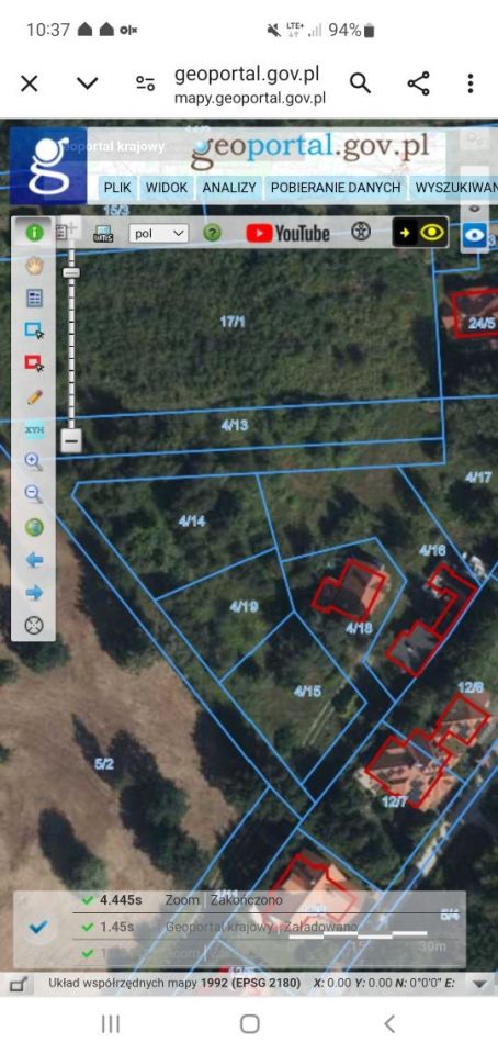 Działka budowlana Warszawa Ursynów, ul. Dumki