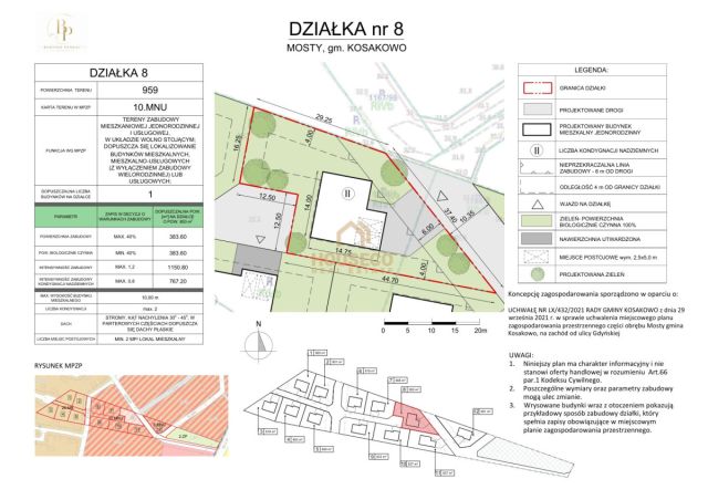 Działka inwestycyjna Mosty, ul. Modrzewiowa. Zdjęcie 15