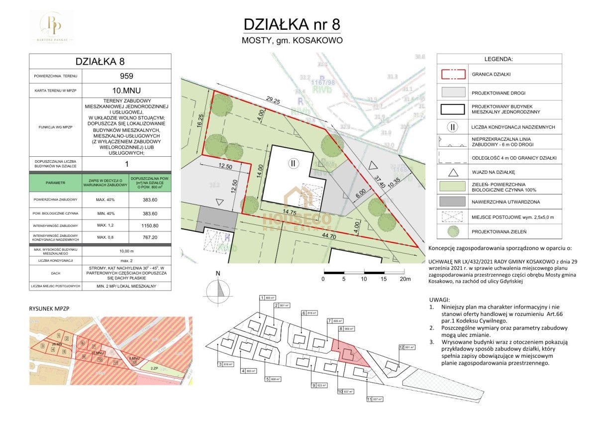 Działka inwestycyjna Mosty, ul. Modrzewiowa. Zdjęcie 15