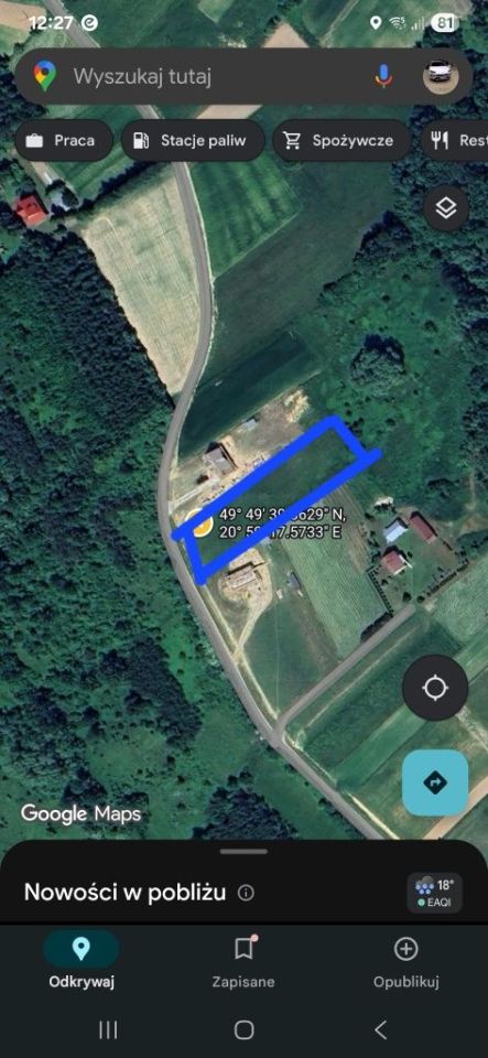 Działka budowlana Rzepiennik Marciszewski. Zdjęcie 5