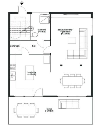 dom wolnostojący, 7 pokoi Bodzanów. Zdjęcie 16