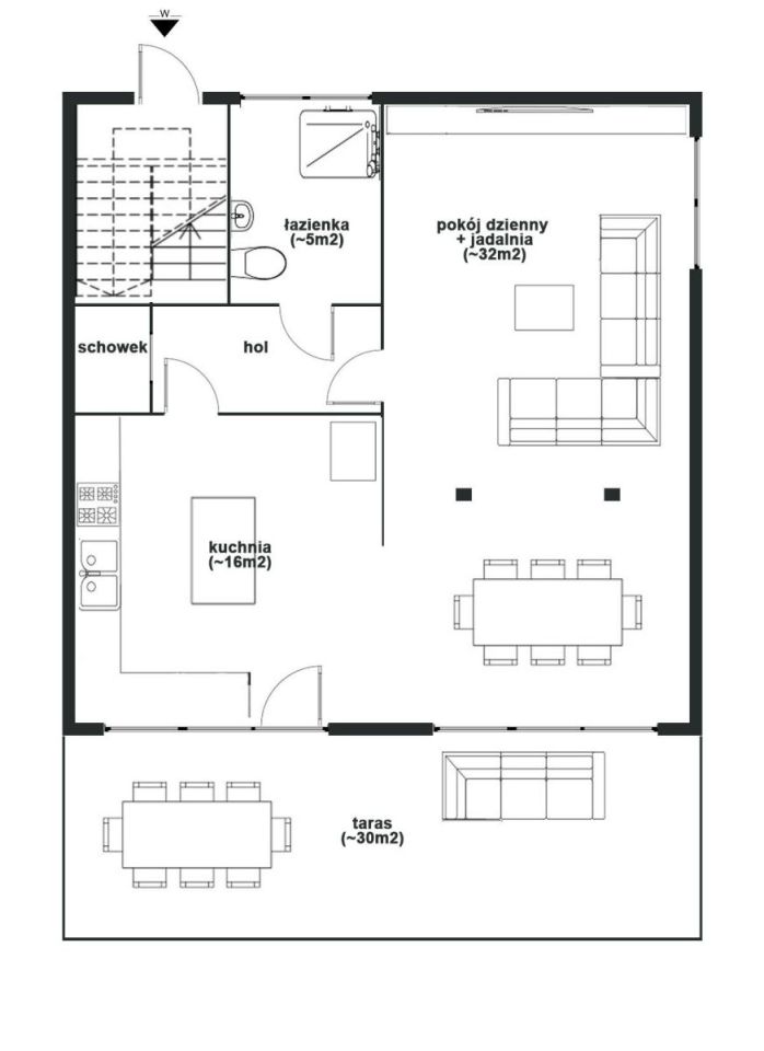 dom wolnostojący, 7 pokoi Bodzanów. Zdjęcie 16