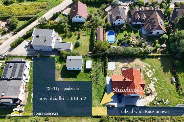 Działka budowlana Kamieniec Wrocławski, ul. Kasztanowa. Zdjęcie 1