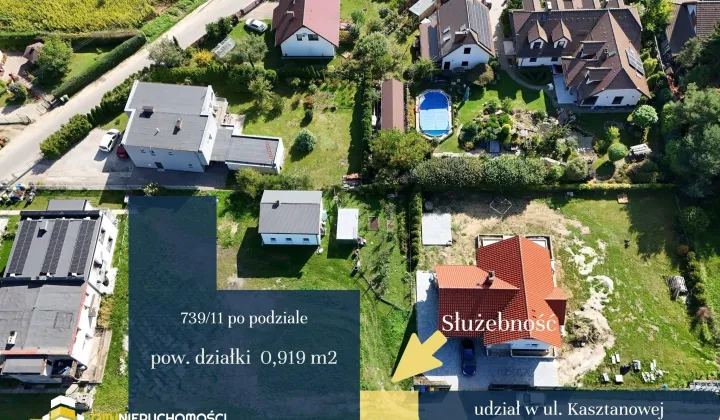 Działka budowlana Kamieniec Wrocławski, ul. Kasztanowa