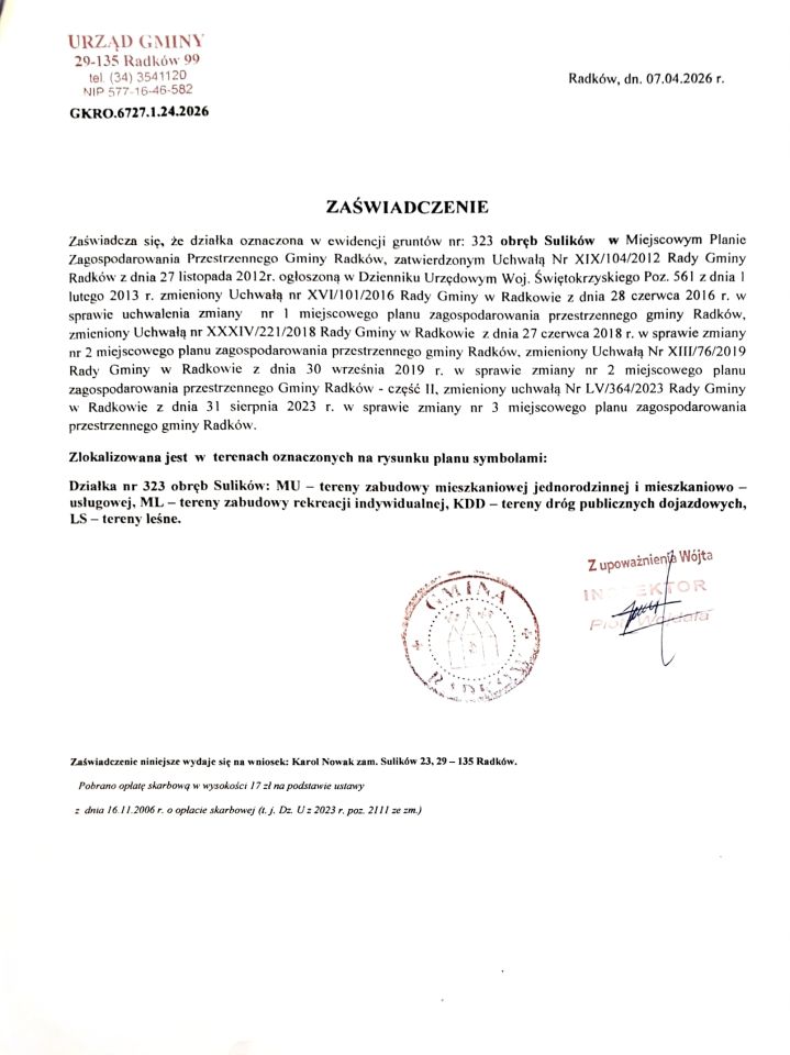 Działka rolno-budowlana Sulików. Zdjęcie 3