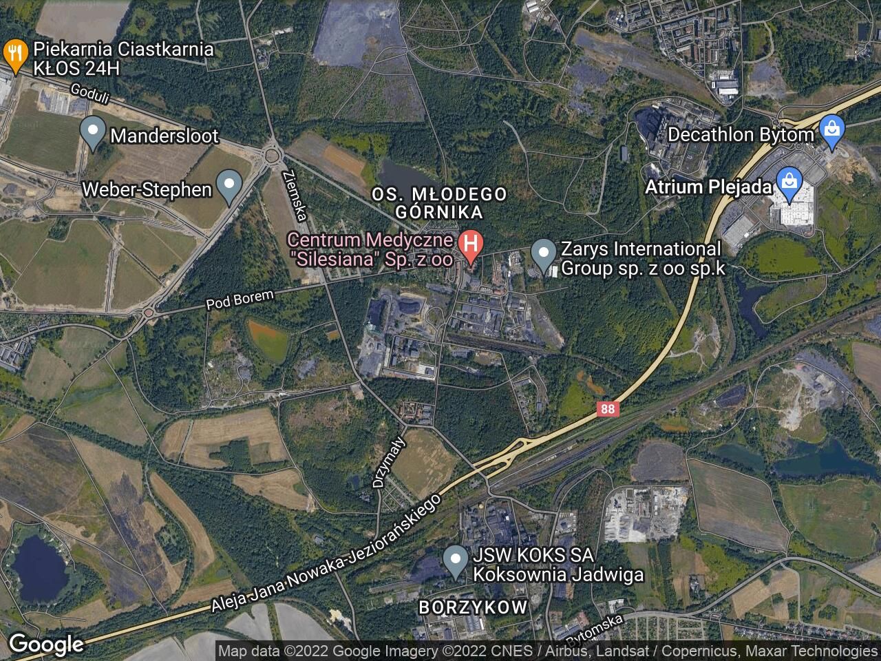 Działka inwestycyjna Zabrze Biskupice, ul. Szybowa