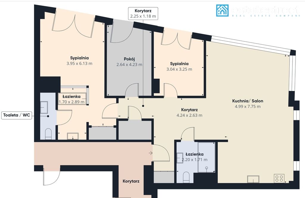 Mieszkanie 4-pokojowe Katowice Śródmieście, ul. Sokolska. Zdjęcie 20