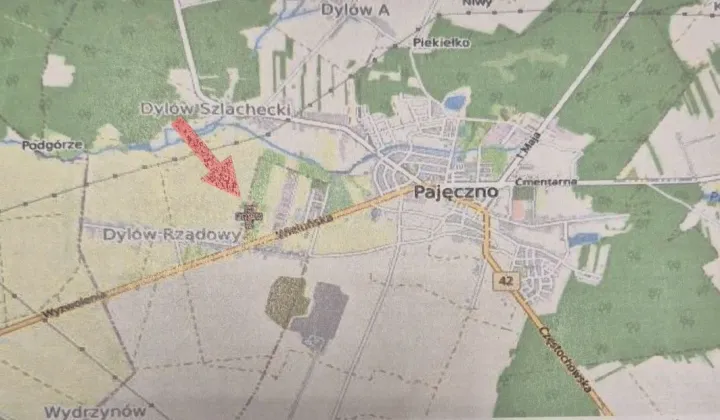 Działka inwestycyjna Dylów Rządowy