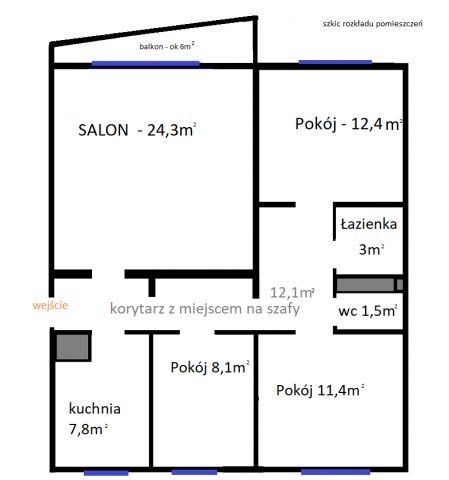Mieszkanie 4-pokojowe Poznań Starołęka Wielka, ul. Głuszyna. Zdjęcie 1