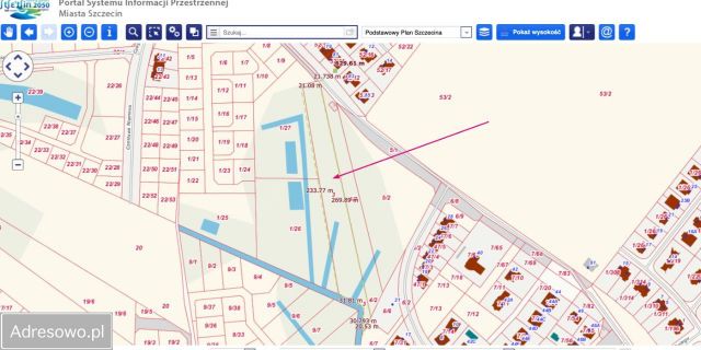 Działka inwestycyjna Szczecin Osów, ul. Hansa Christiana Andersena. Zdjęcie 1