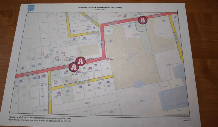 Działka budowlana Wola Prażmowska