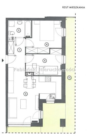 Mieszkanie 3-pokojowe Dopiewiec. Zdjęcie 19