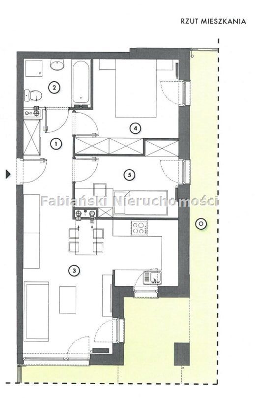 Mieszkanie 3-pokojowe Dopiewiec. Zdjęcie 19