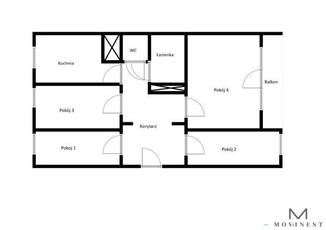 Mieszkanie 4-pokojowe Poznań Piątkowo, os. Bolesława Chrobrego. Zdjęcie 15