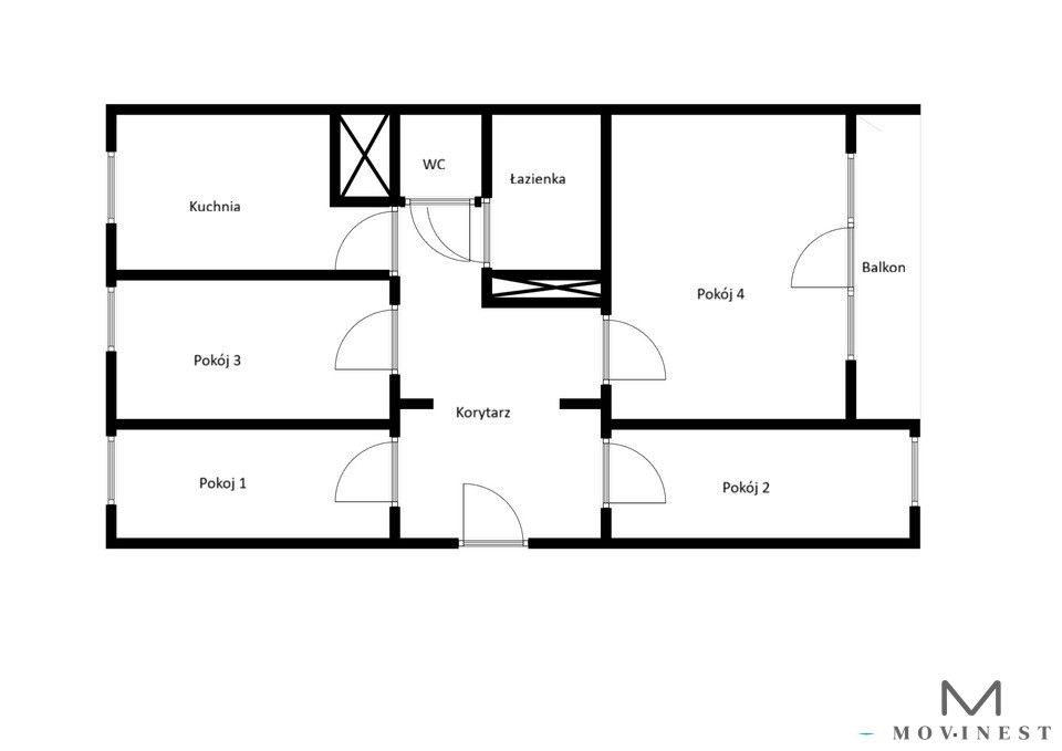 Mieszkanie 4-pokojowe Poznań Piątkowo, os. Bolesława Chrobrego. Zdjęcie 15
