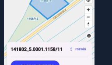 Działka inwestycyjna Okrzeszyn