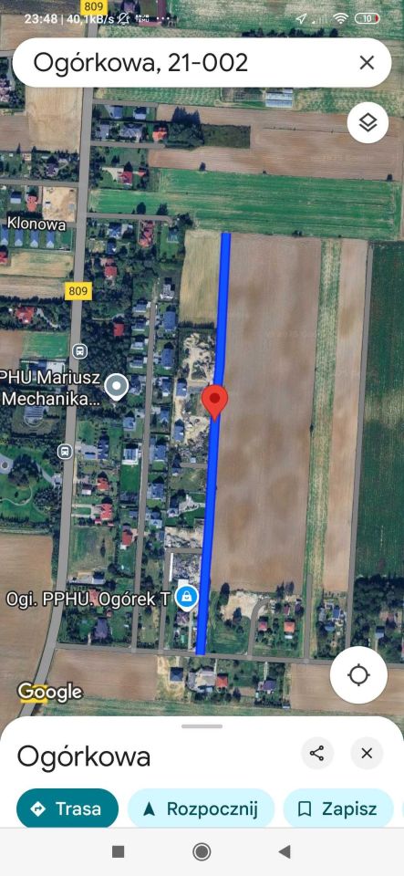 Działka budowlana Snopków, ul. Ogórkowa. Zdjęcie 3