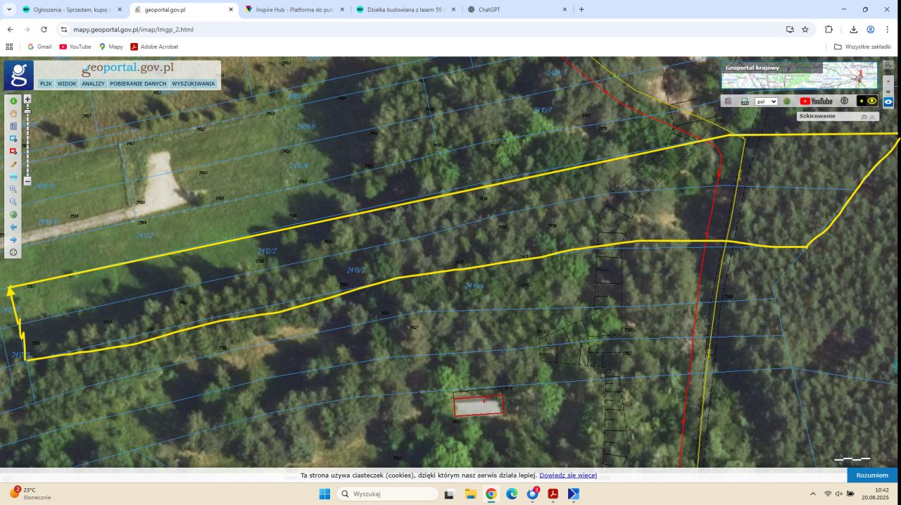 Działka rolno-budowlana Głogów Małopolski, ul. Partyzantów