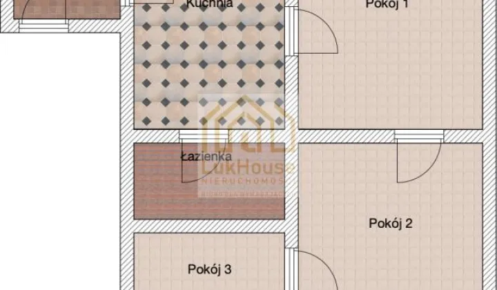 Mieszkanie 3-pokojowe Piekary Śląskie, ul. Konstantego Ildefonsa Gałczyńskiego