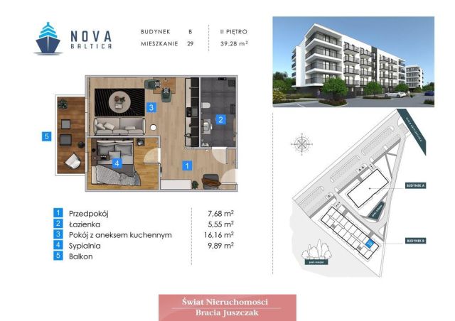 Mieszkanie 2-pokojowe Kołobrzeg. Zdjęcie 2