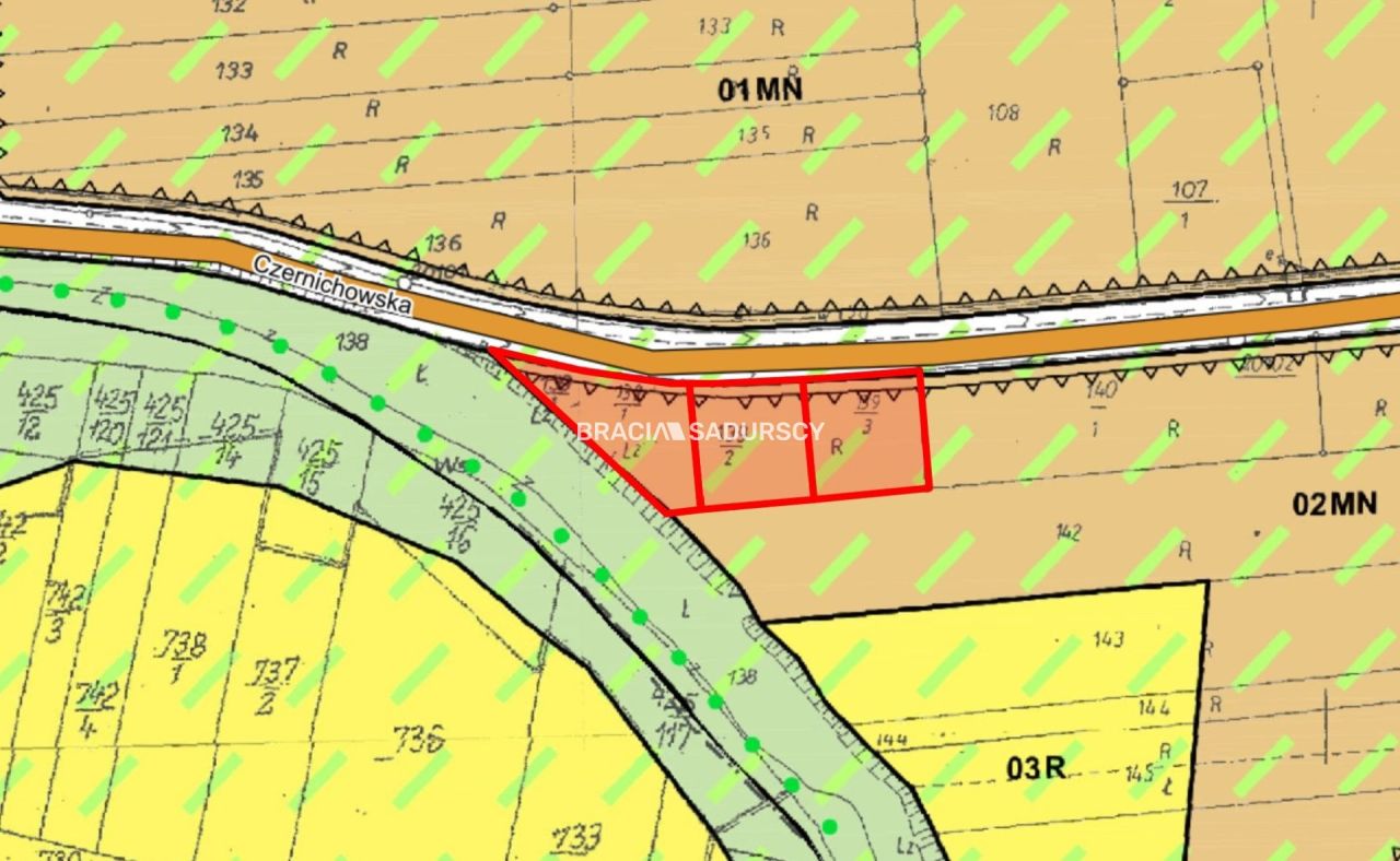 Działka budowlana Kłokoczyn, ul. Czernichowska. Zdjęcie 2