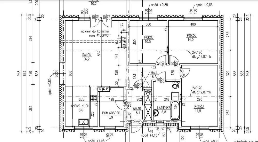 dom wolnostojący, 4 pokoje Okup Wielki. Zdjęcie 7