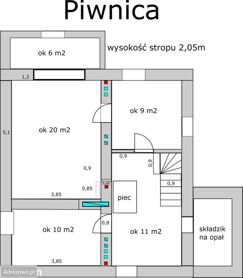 dom wolnostojący, 4 pokoje Gąbin. Zdjęcie 17