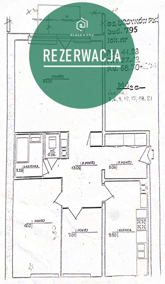 Mieszkanie 3-pokojowe Warszawa Ursynów, ul. Xawerego Dunikowskiego. Zdjęcie 19