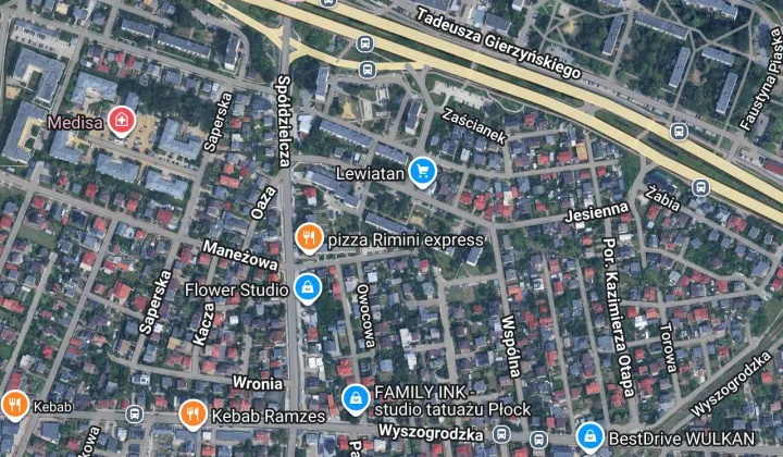 Mieszkanie 4-pokojowe Płock, ul. Jesienna