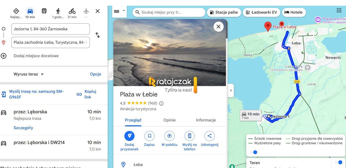 Działka budowlana Żarnowska, ul. Jeziorna. Zdjęcie 9