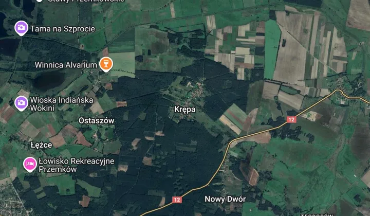 Działka budowlana Krępa