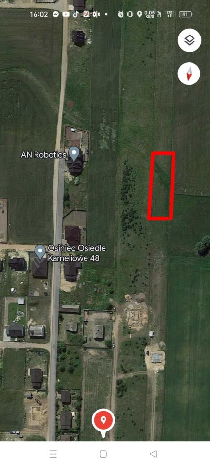 Działka budowlana Osiniec. Zdjęcie 2