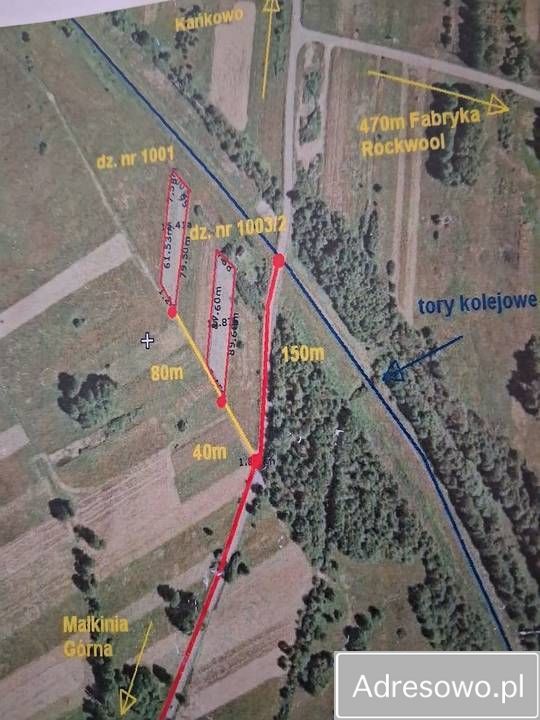 Działka rolna Kańkowo. Zdjęcie 1